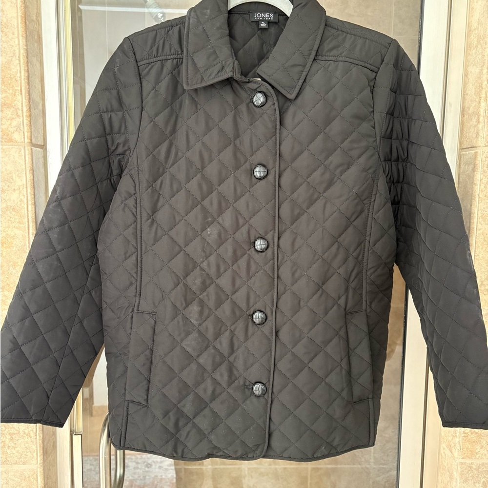 Jones New York Dark Quilted Jacket